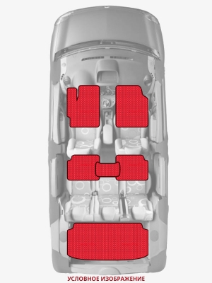 ЭВА коврики «Queen Lux» комплект для Mazda Biante